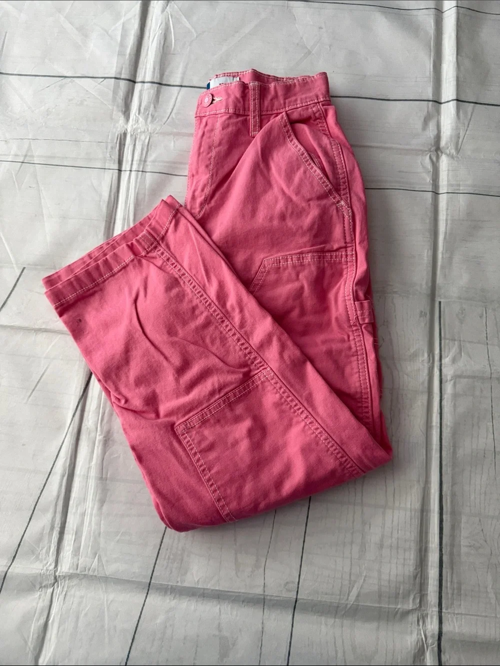 Old Navy Pink Cargo-Style Kids Pants